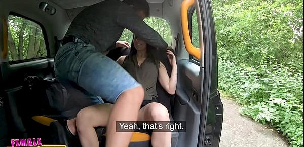  Female Fake Taxi Billie Star get to have her wicked way with male stripper
